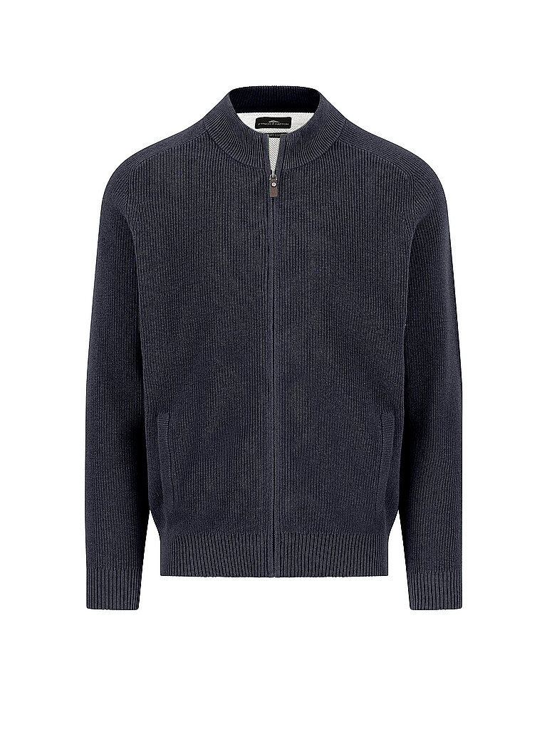 Gilet en tricot bleu marine 4XL