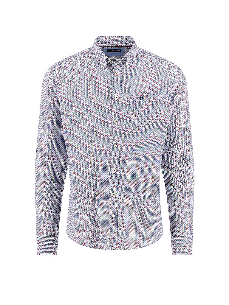 Chemise coupe décontractée rouge foncé M