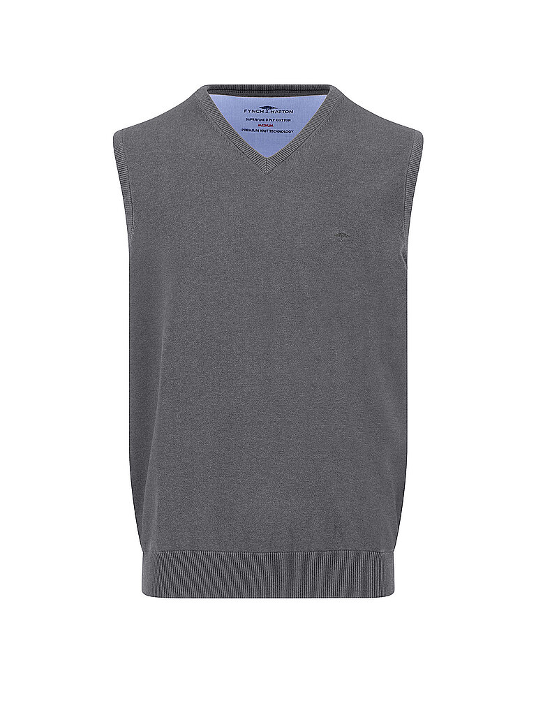 Fynch-Hatton Pullunder gris 4XL