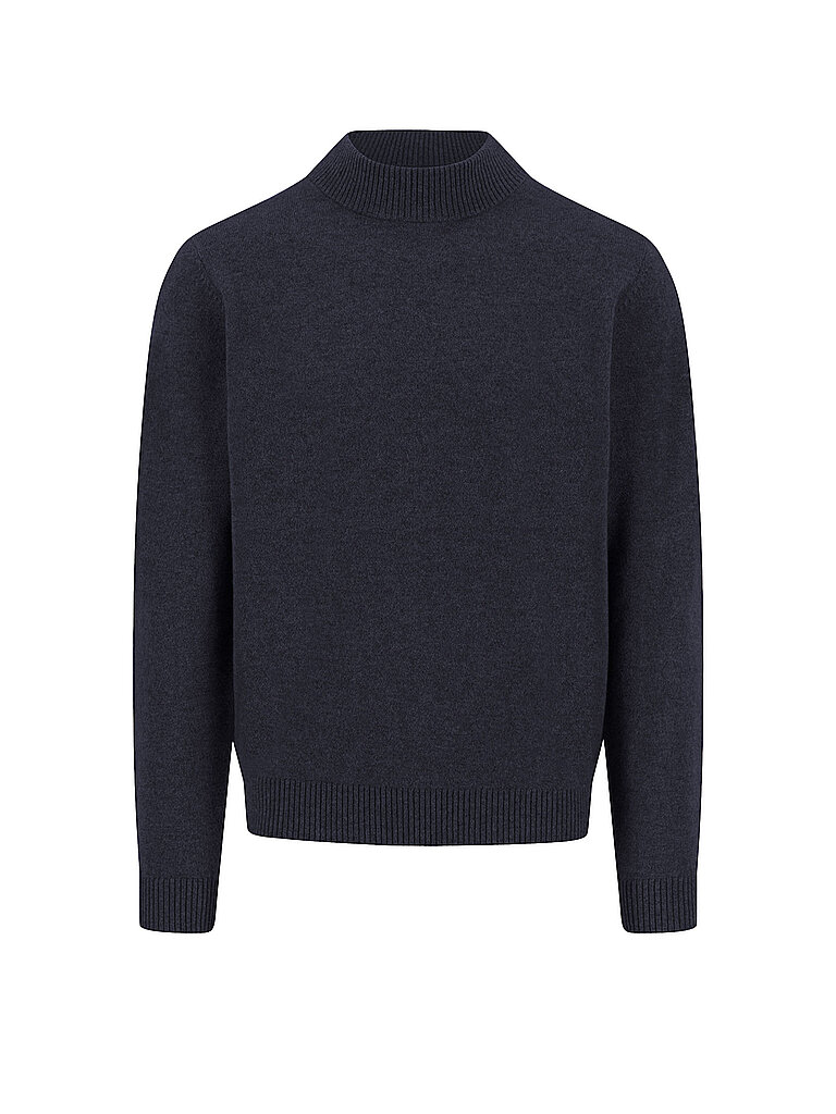 Pull en cachemire bleu marine 4XL