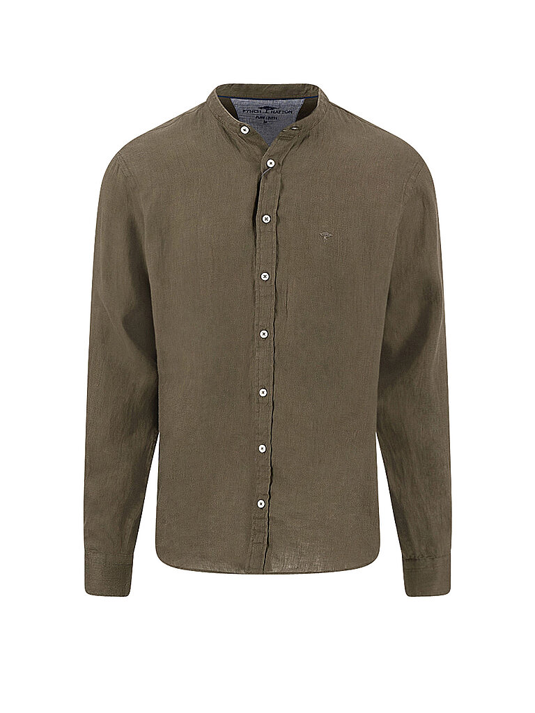 Chemise en lin olive XL