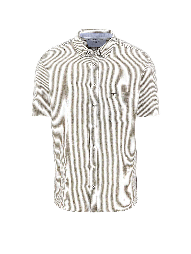 Chemise en lin olive XXL