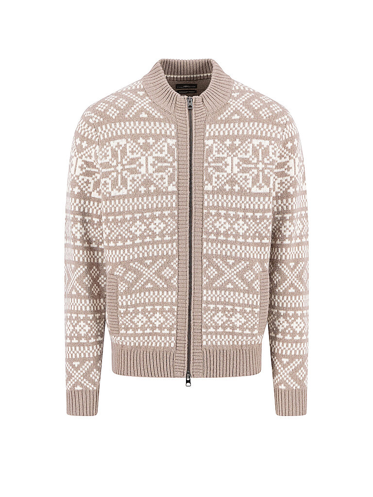 Gilet en tricot beige L
