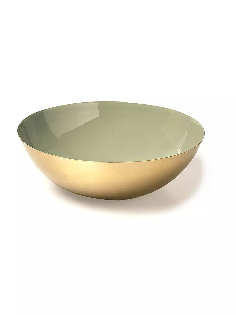 FYNCH-HATTON | Bol en métal 25cm NALEDI Large Sauge | Vert clair