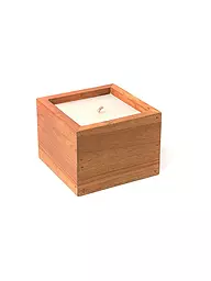 FYNCH-HATTON | Bougie d'extérieur 20x20cm CAPETOWN carrée blanche | Marron clair