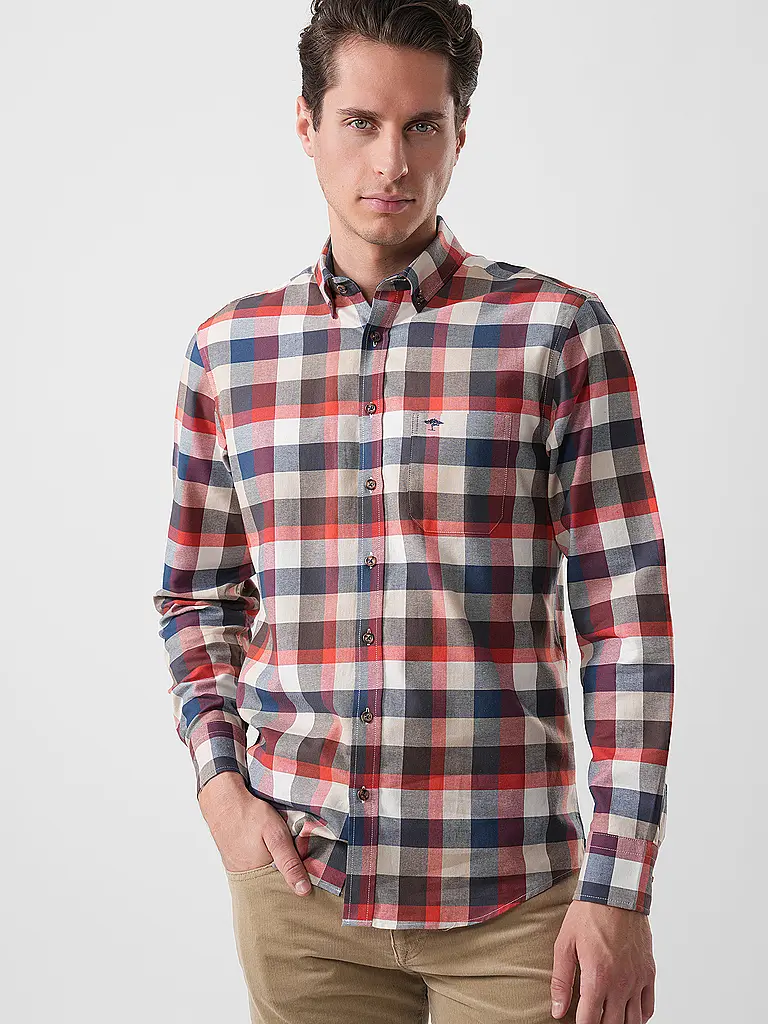 FYNCH-HATTON | Chemise en flanelle coupe droite | 