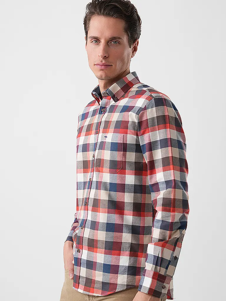 FYNCH-HATTON | Chemise en flanelle coupe droite | 