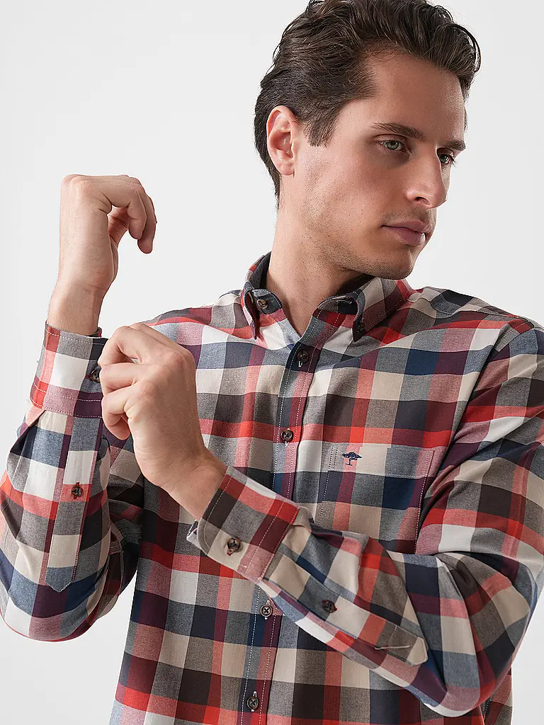 FYNCH-HATTON | Chemise en flanelle coupe droite | 