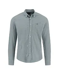 FYNCH-HATTON | Chemise en flanelle coupe regular | Bleu foncé