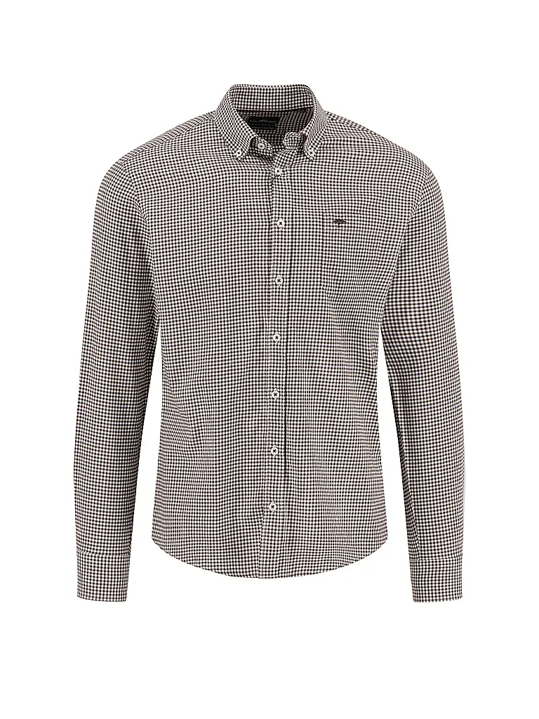FYNCH-HATTON | Chemise en flanelle coupe regular | Marron