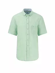 FYNCH-HATTON | Chemise en lin coupe décontractée | Vert clair