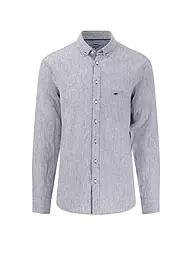 FYNCH-HATTON | Chemise en lin coupe décontractée | Bleu