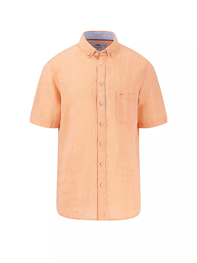 FYNCH-HATTON | Chemise en lin coupe décontractée | orange