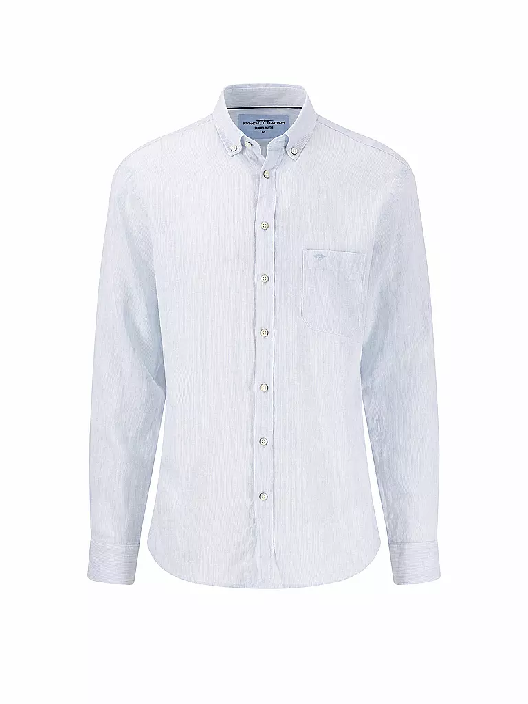 FYNCH-HATTON | Chemise en lin coupe décontractée | hellblau
