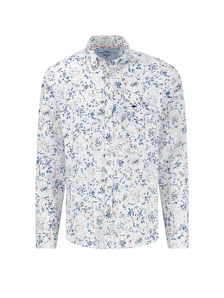 FYNCH-HATTON | Chemise en lin coupe décontractée | weiss