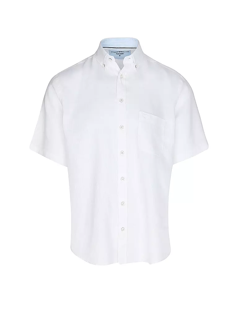 FYNCH-HATTON | Chemise en lin coupe décontractée | weiss