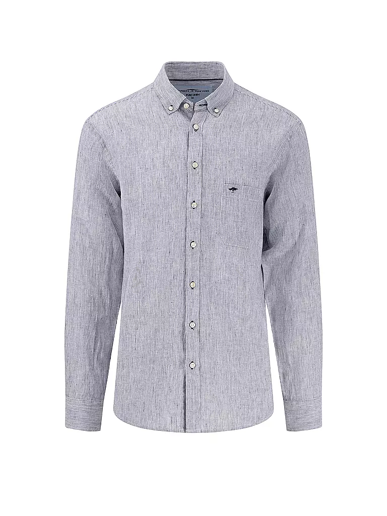 FYNCH-HATTON | Chemise en lin coupe décontractée | blau