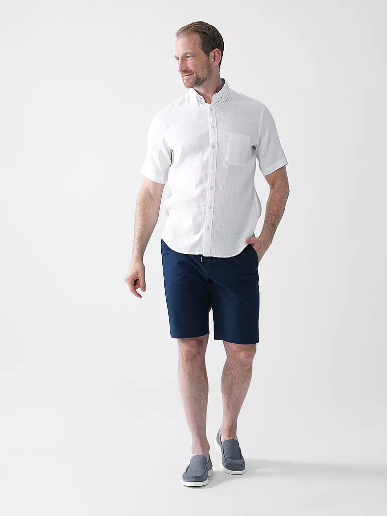 FYNCH-HATTON | Chemise en lin coupe décontractée | weiss