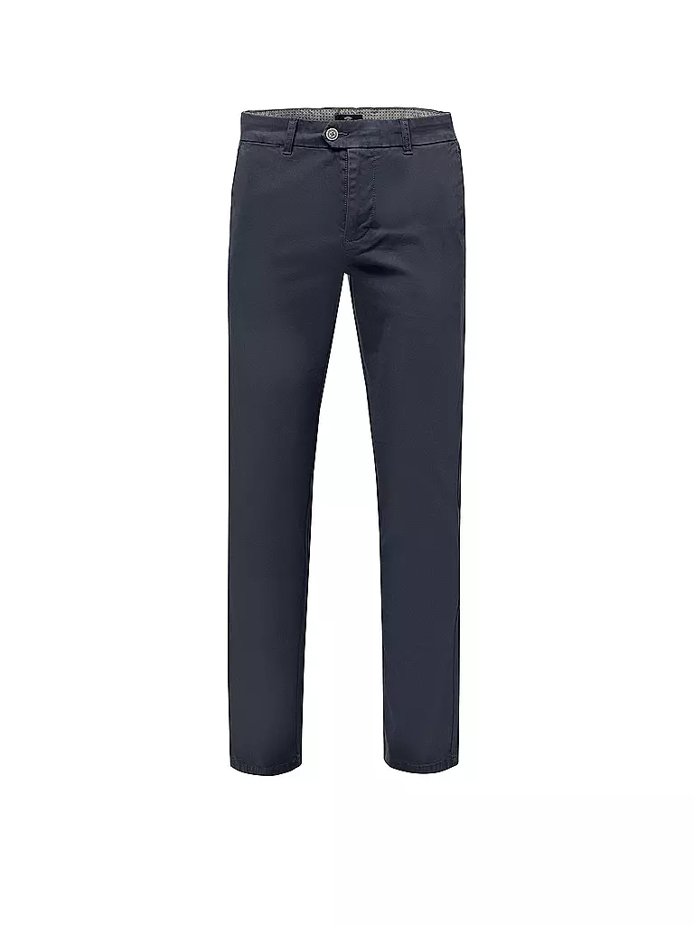 FYNCH-HATTON | Chino Coupe Moderne | Bleu foncé