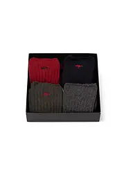 FYNCH-HATTON | Coffret cadeau de 4 paires de chaussettes bleu marine | Bleu