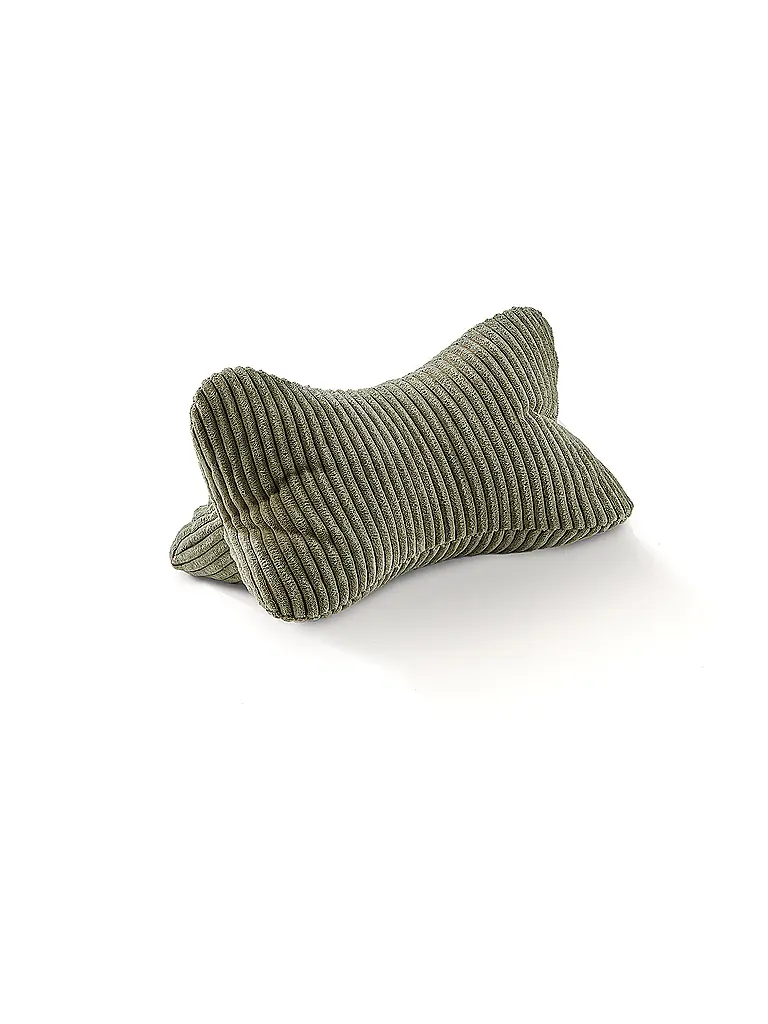 FYNCH-HATTON | Coussin de lecture 37x16cm KARIAMA Kale | dunkelgrün