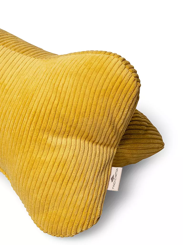 FYNCH-HATTON | Coussin de lecture KARIAMA 37x16cm Moutarde | gelb