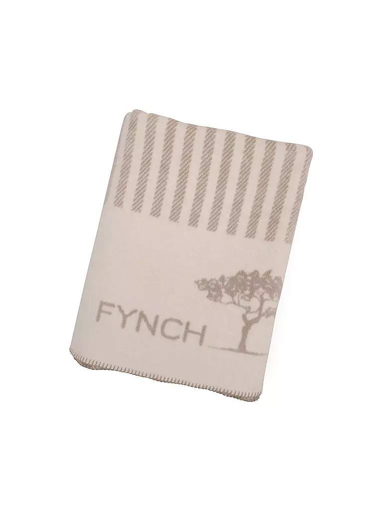 FYNCH-HATTON | Couverture 150x210cm KOMBERS STRIPED | hellgrau