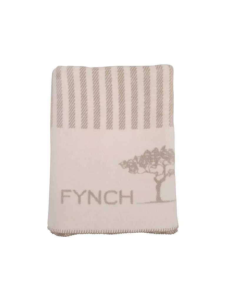 FYNCH-HATTON | Couverture 150x210cm KOMBERS STRIPED | hellgrau