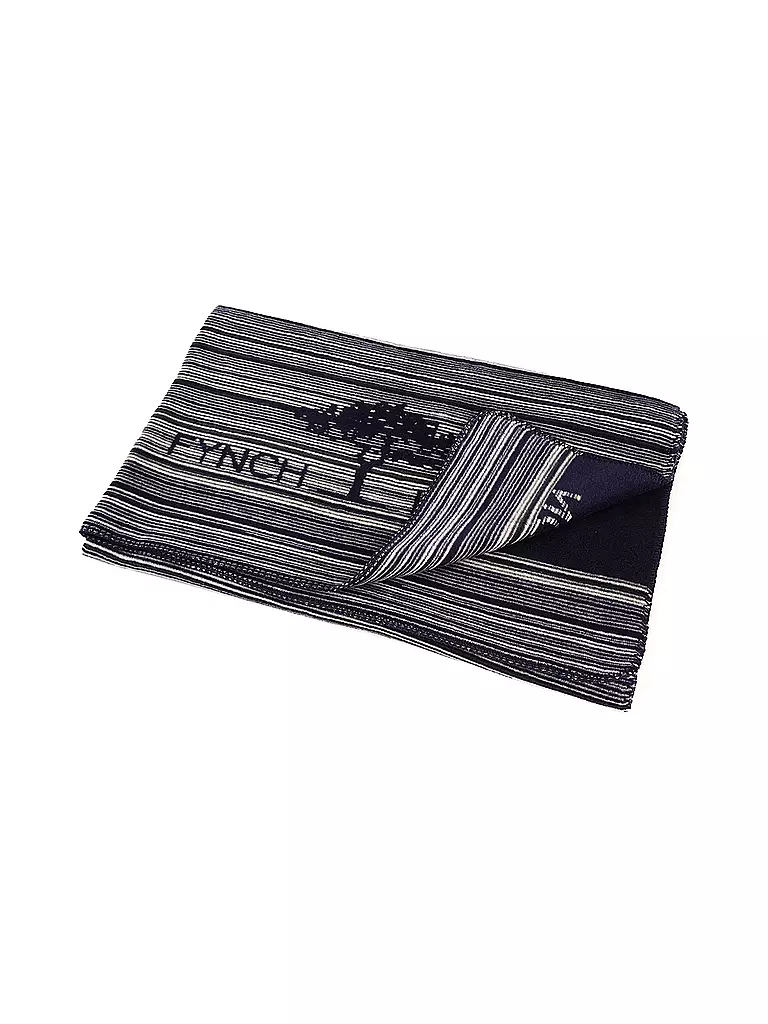 FYNCH-HATTON | Couverture d'intérieur 150x210cm KOMBERS STRIPED Midnight | dunkelblau