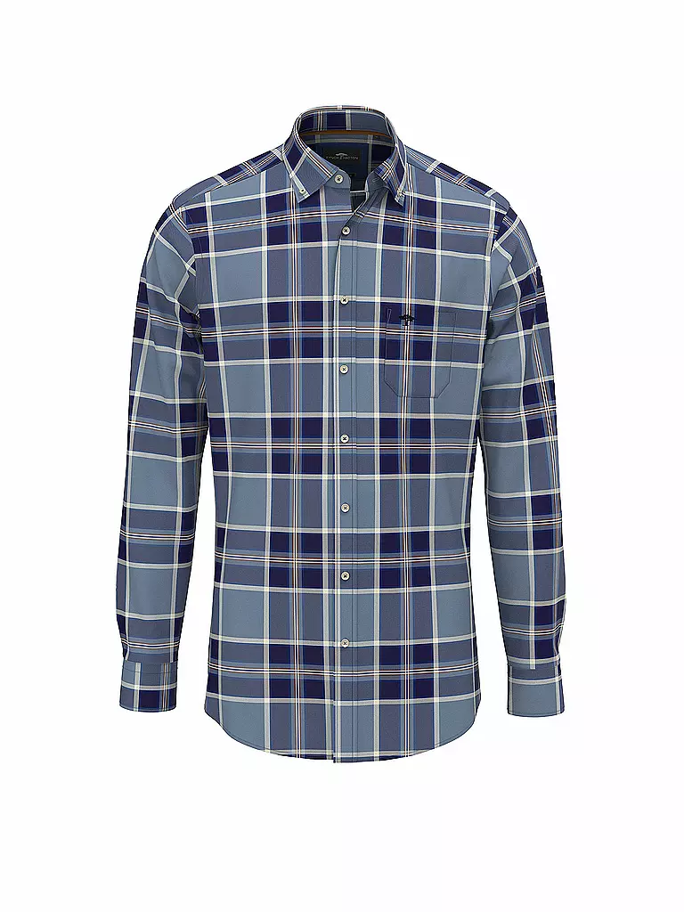 FYNCH-HATTON | Hemd Casual Fit | Bleu foncé