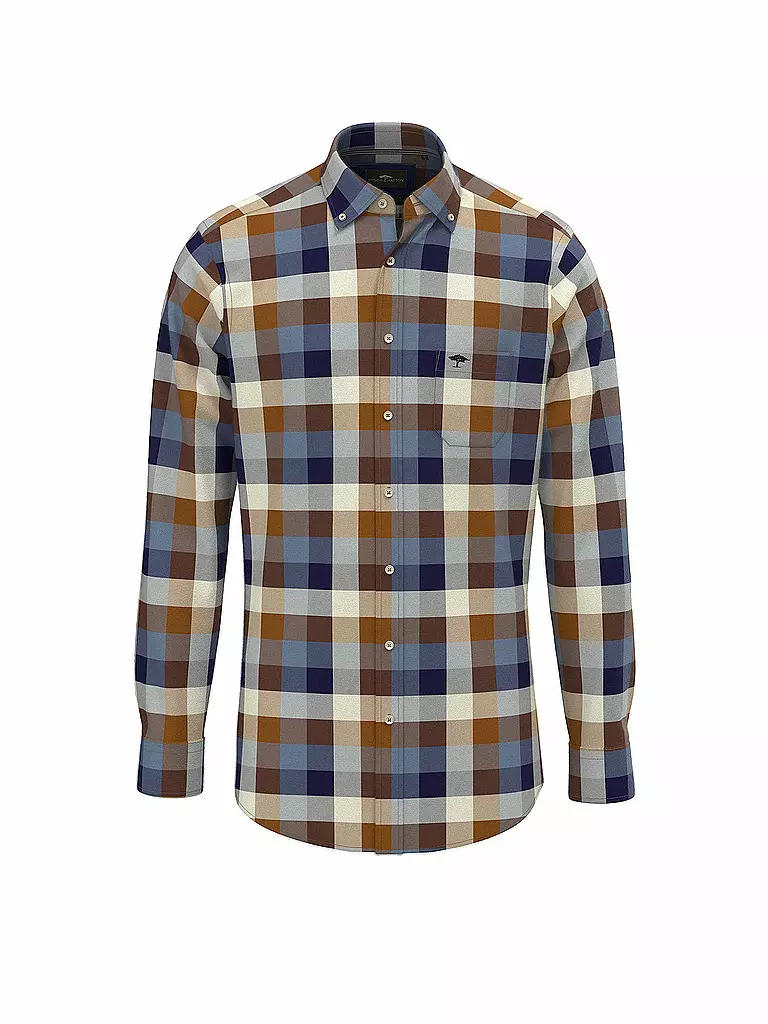 FYNCH-HATTON | Hemd Casual Fit | Marron