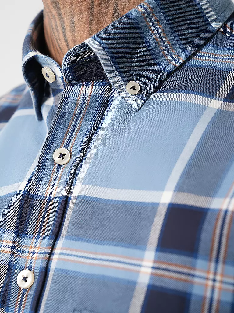 FYNCH-HATTON | Hemd Casual Fit | Bleu foncé