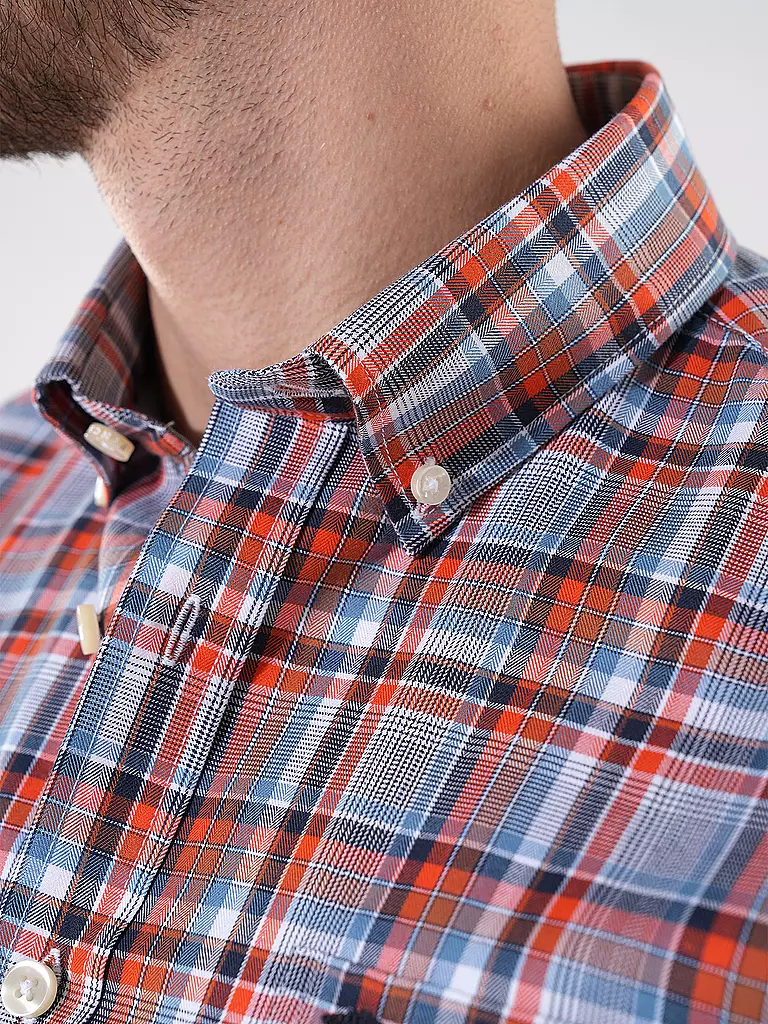 FYNCH-HATTON | Hemd Casual Fit | Orange