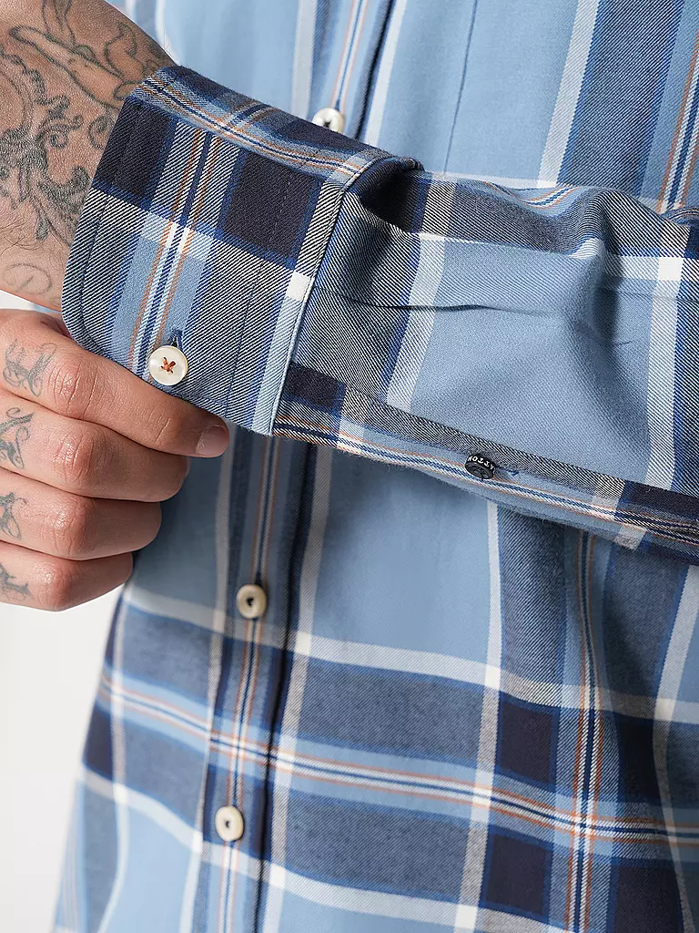FYNCH-HATTON | Hemd Casual Fit | Bleu foncé