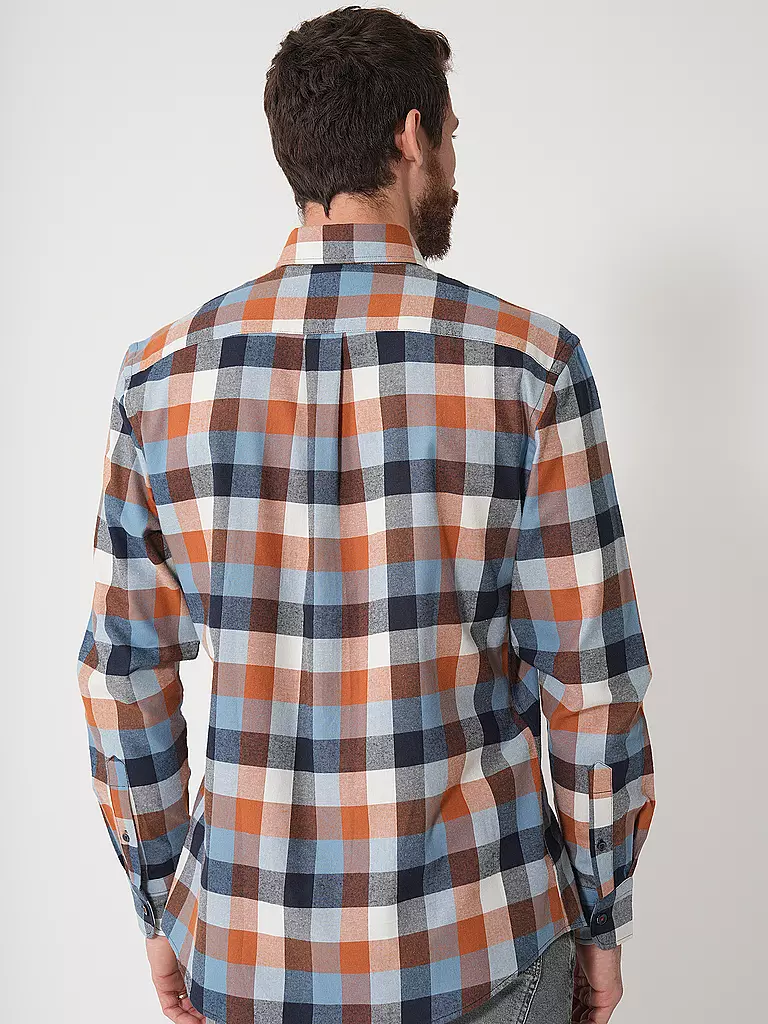 FYNCH-HATTON | Hemd Casual Fit | Marron
