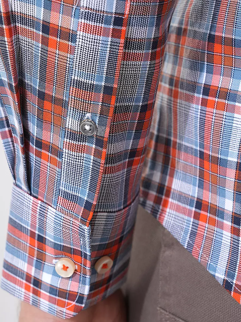 FYNCH-HATTON | Hemd Casual Fit | Orange