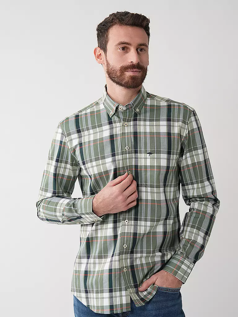 FYNCH-HATTON | Hemd Causal Fit | Vert