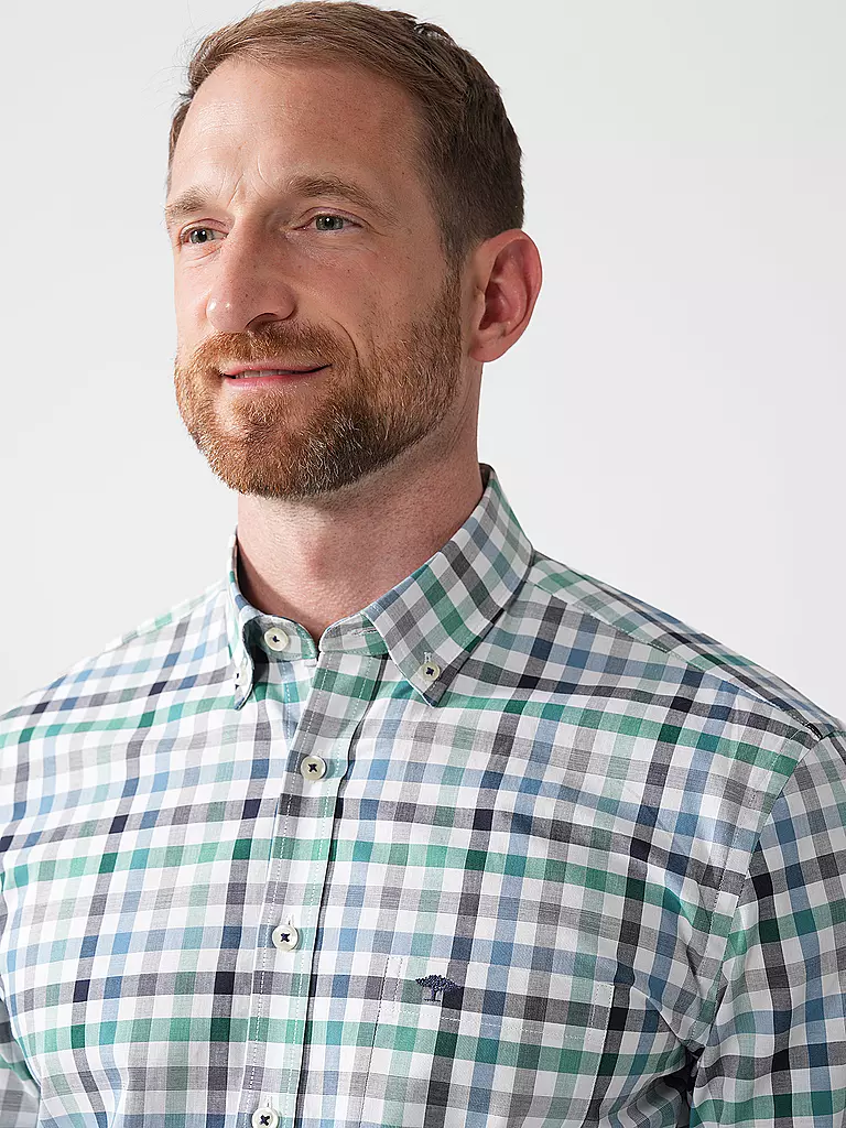 FYNCH-HATTON | Hemd Regular Fit  | Vert clair