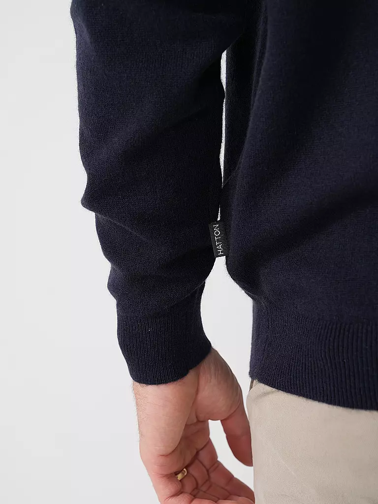 FYNCH-HATTON | Kaschmirpullover | Bleu foncé