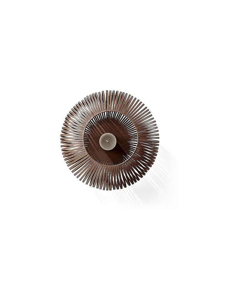 FYNCH-HATTON | Lanterne 45x40cm LIG Large Walnut | hellbraun