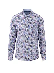FYNCH-HATTON | Leinenhemd Casual Fit | Lilas