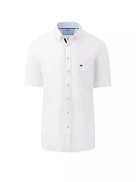 FYNCH-HATTON | Leinenhemd Casual Fit | Blanc