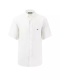 FYNCH-HATTON | Leinenhemd Casual Fit | Blanc