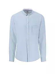 FYNCH-HATTON | Chemise en lin coupe décontractée | Bleu clair