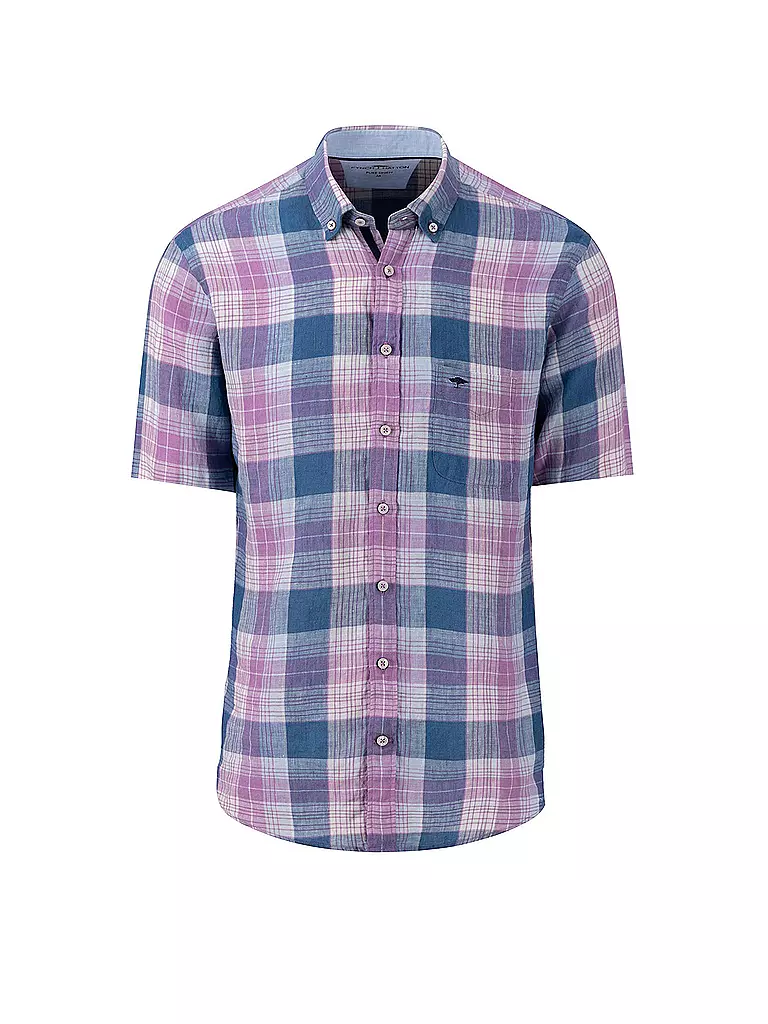 FYNCH-HATTON | Leinenhemd Casual Fit | Lilas