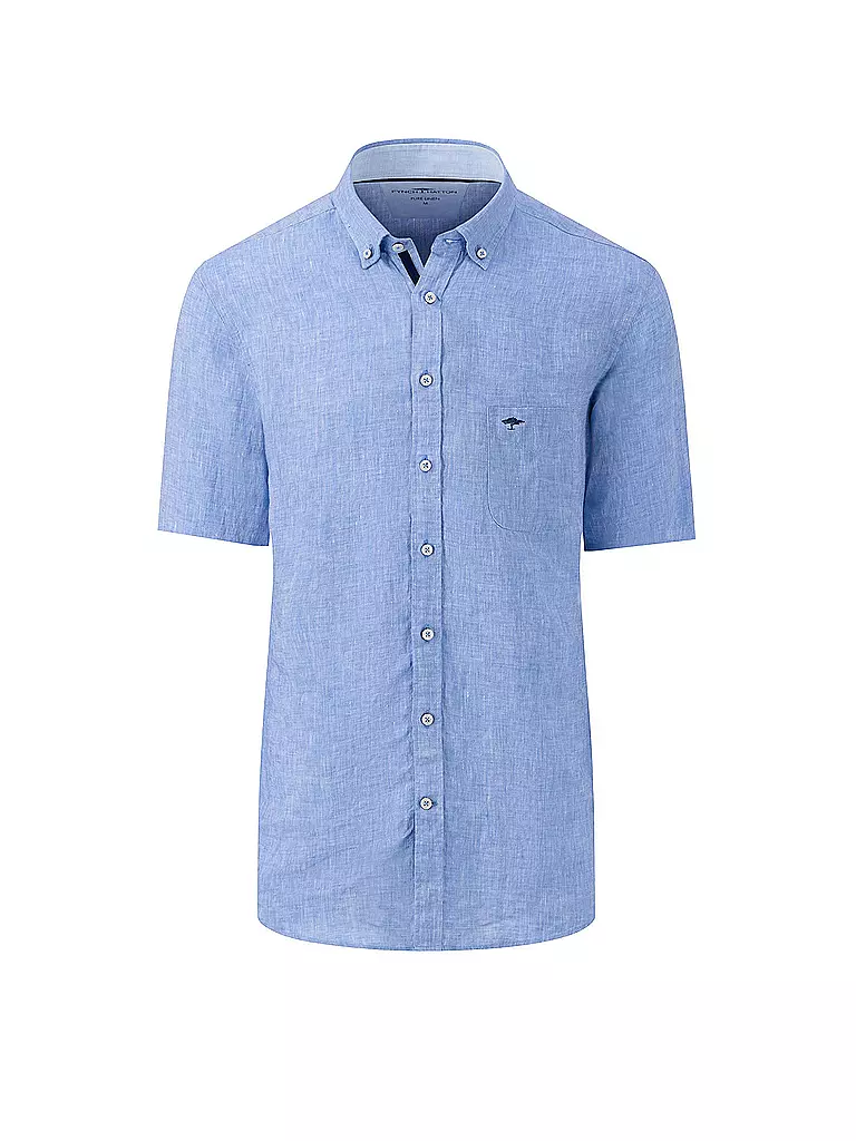 FYNCH-HATTON | Leinenhemd Casual Fit | Bleu clair