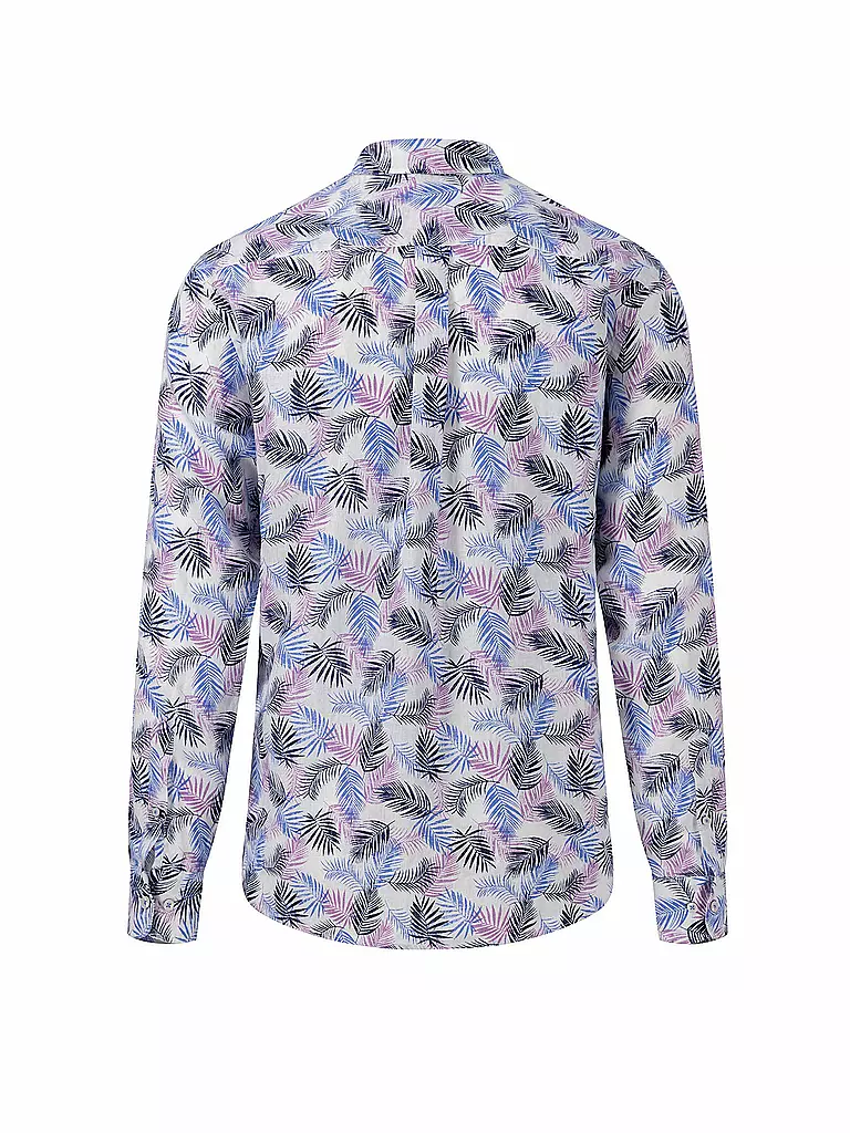 FYNCH-HATTON | Leinenhemd Casual Fit | Lilas