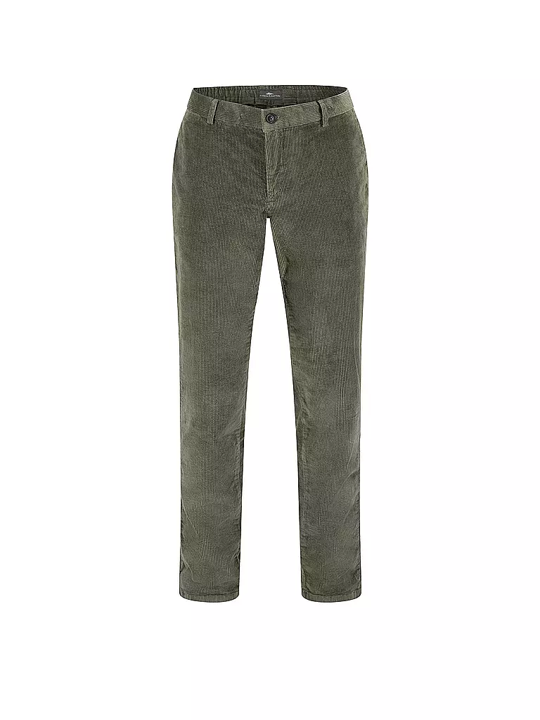 FYNCH-HATTON | Pantalon en velours côtelé | Vert foncé