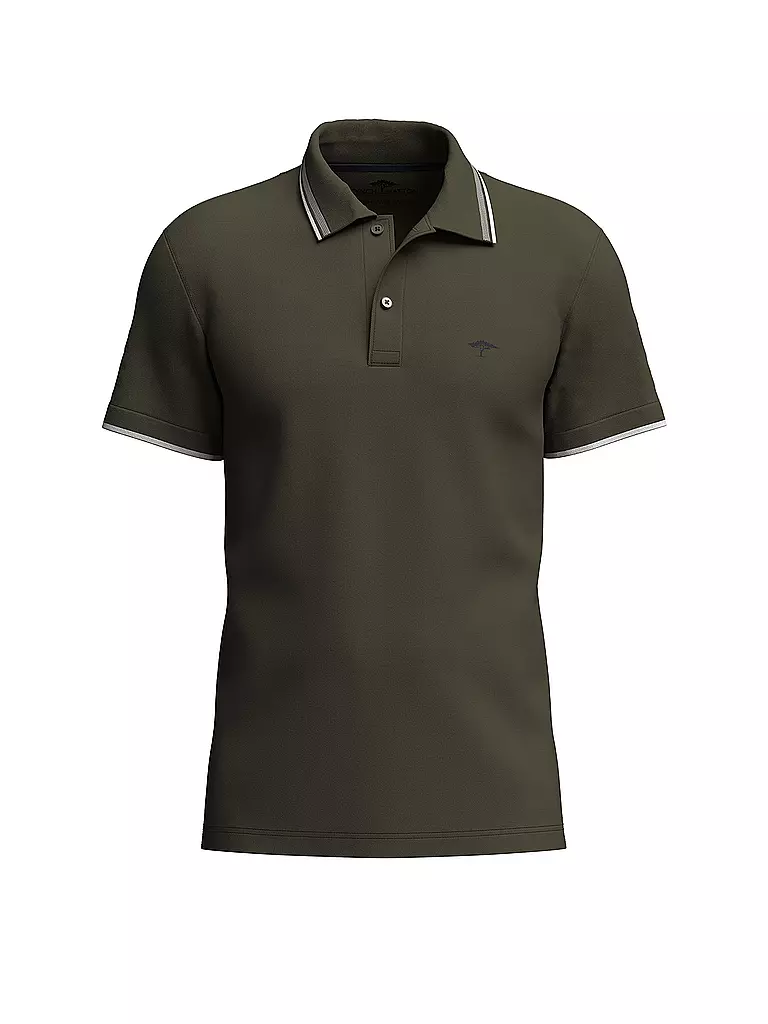 FYNCH-HATTON | Polo Coupe Décontractée | olive