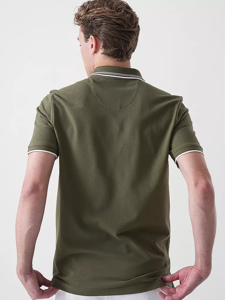 FYNCH-HATTON | Polo Coupe Décontractée | olive